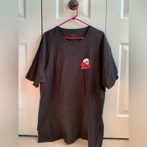 vans rose bed t-shirt